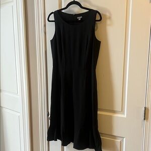 Ann Taylor Classic Black Midi Dress